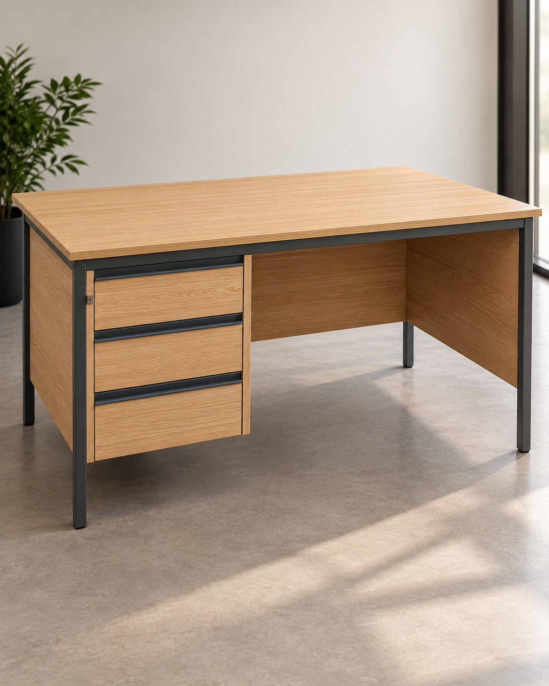 Desk with 3 drawers